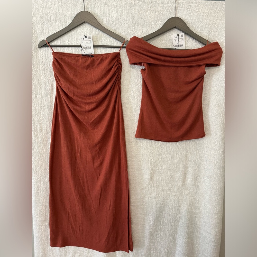NWT ZARA 2-piece top & skirt set